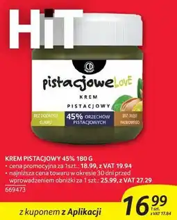 Selgros Krem pistacjowy 45% oferta