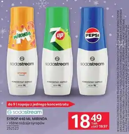 Selgros SODASTREAM Syrop 440 ml Mirinda (różne rodzaje) oferta