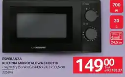Selgros Kuchnia mikrofalowa EKO011K Esperanza oferta