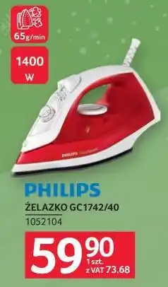 Selgros PHILIPS ŻELAZKO GC1742/40 oferta