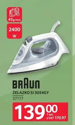 Selgros BRAUN ŻELAZKO SI 3054GY oferta