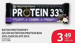 Selgros Baton proteinowy Go On Nutrition Protein Bar 33% Chocolate oferta
