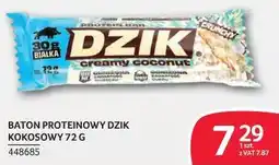 Selgros Baton proteinowy Dzik Creamy Coconut oferta