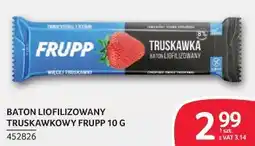Selgros Baton liofilizowany truskawkowy Frupp oferta