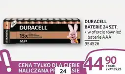Selgros DURACELL BATERIE 24 SZT oferta