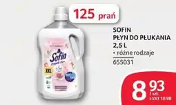 Selgros SOFIN PŁYN DO PŁUKANIA 2,5 L 125 PRAŃ oferta