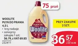 Selgros WOOLITE PŁYN DO PRANIA 4,5 L 75 PRAŃ oferta