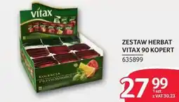 Selgros Zestaw herbat Vitax 90 kopert oferta