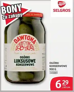 Selgros OGÓRKI KONSERWOWE LUKSUSOWE oferta