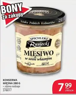Selgros KONSERWA MIĘSNA oferta