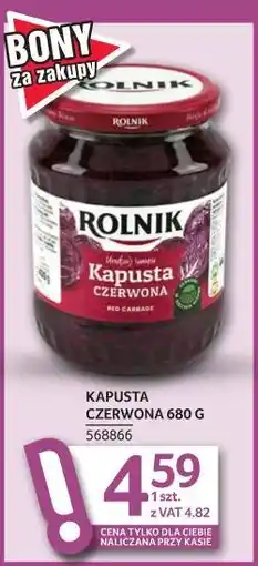 Selgros Kapusta czerwona Rolnik oferta