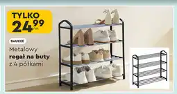 Biedronka Metalowy regał na buty z 4 półkami (SMUKEE) oferta