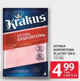 Selgros Szynka Eksportowa Krakus plastry oferta