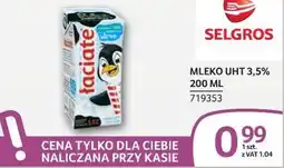Selgros Mleko UHT 3,5% oferta