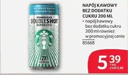Selgros Starbucks Doubleshot Espresso Napój Kawowy bez dodatku cukru oferta