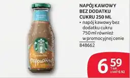 Selgros Starbucks Frappuccino Napój Kawowy bez dodatku cukru oferta
