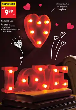 Biedronka Lampka LED w kształcie serca oferta