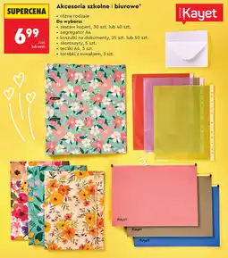 Biedronka Akcesoria szkolne i biurowe Kayet oferta