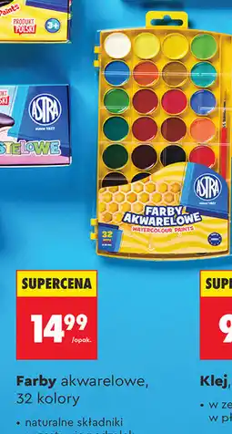 Biedronka Farby akwarelowe, 32 kolory oferta