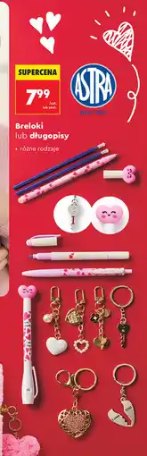 Biedronka Astra Breloki lub długopisy oferta