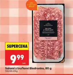 Biedronka Salami z truflami Biedronka, 80 g oferta