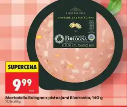 Biedronka Mortadella Bologna z pistacjami Biedronka, 140 g oferta
