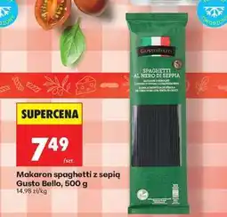 Biedronka Makaron spaghetti z sepią Gusto Bello, 500 g oferta