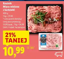 Lidl Mięso mielone z karkówki Rzeźnik oferta