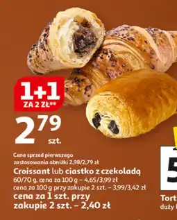 Auchan Croissant z czekoladą oferta