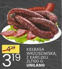 Wafelek Kiełbasa wrzosowska, z czoszczku zł/100g Unilang oferta
