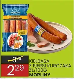 Wafelek Kiełbasa z piersi kurczaka zł/100g Morliny oferta