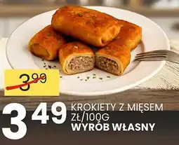 Wafelek Krokiety z mięsem zł/100g wyrób własny oferta