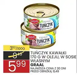 Wafelek Tuńczyk kawałki 170 g w oleju, w sosie pomidorowym oferta
