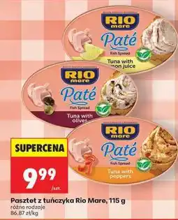 Biedronka Pasztet z tuńczyka Rio Mare, 115 g oferta