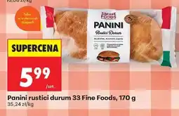 Biedronka Panini rustici durum 33 Fine Foods, 170 g oferta