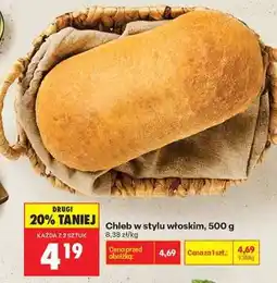 Biedronka Chleb w stylu włoskim, 500 g oferta