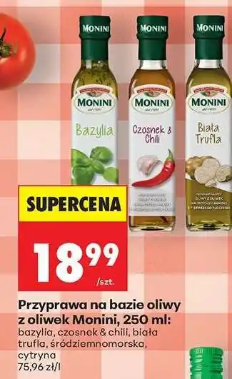 Biedronka Przyprawa na bazie oliwy z oliwek Monini 250 ml oferta