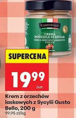 Biedronka Krem z orzechów laskowych z Sycylii Gusto Bello, 200 g oferta