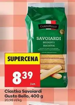 Biedronka Ciastka Savoiardi Gusto Bello 400 g oferta