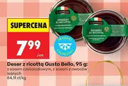 Biedronka Deser z ricottą Gusto Bello, 95 g oferta