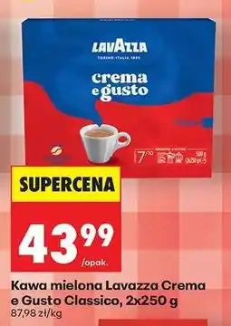 Biedronka Kawa mielona Lavazza Crema e Gusto Classico 2x250 g oferta