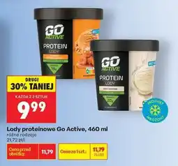 Biedronka Lody proteinowe Go Active, 460 ml oferta