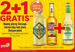 Polomarket Napój piwny Garage, Somersby lub piwo Desperados 0,4 l but. b-zwr oferta