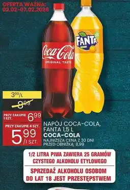 Wafelek Coca-Cola, Fanta oferta