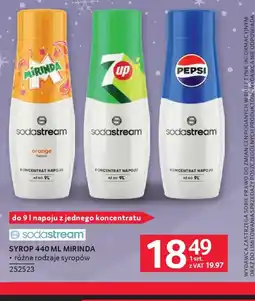 Selgros Sodastream Syrop oferta