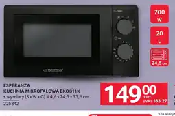 Selgros Esperanza Kuchnia Mikrofalowa EKO011K oferta