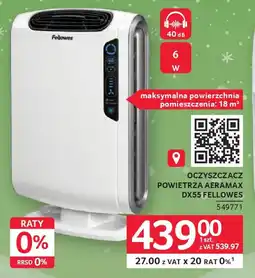 Selgros Oczyszczacz powietrza Aeramax DX55 Fellowes oferta