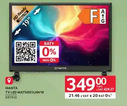 Selgros Manta TV LED MATV001LHN19 oferta