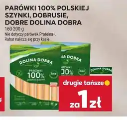 Stokrotka Parówki 100% Polskiej Szynki, Dobrusie Dobre Dolina Dobra oferta