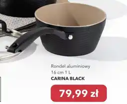 Nela Rondel aluminiowy 16 cm CARINA BLACK oferta
